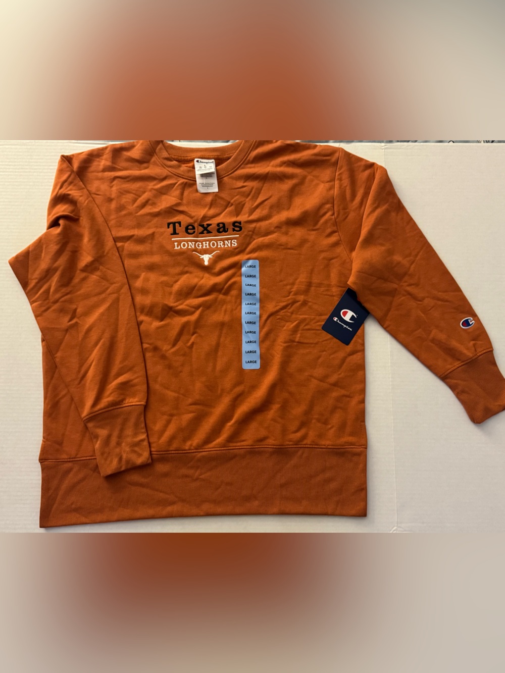 Champion Orange Texas Longhorns Pullover Sweatshirt
